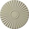 Ekena Millwork Shakuras Ceiling Medallion (For Canopies up to 5"), Hand-Painted Clear Yellow, 19 3/4"OD x 1 3/8"P CM20SHCYF - alternate 1